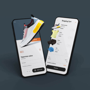 طراحی بی نظیر وب اپلیکیشن برای فروشگاه کفش